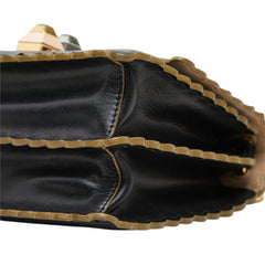 フェンディ ミニ キャナイ チェーン ショルダーバッグ 8M0381 ブラック レザー レディース FENDI 中古