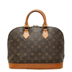 ルイ ヴィトン モノグラム アルマPM 旧型 ハンドバッグ M51130 ブラウン PVC レザー レディース LOUIS VUITTON 中古