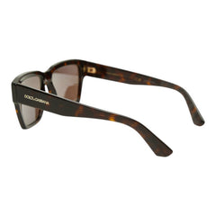 ドルチェアンドガッバーナ ロゴ サングラス DG4431 ブラウン系 プラスチック レディース DOLCE&GABBANA 中古