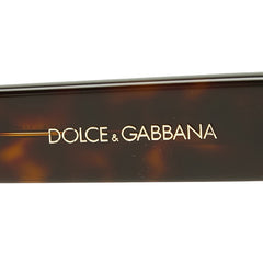 ドルチェアンドガッバーナ ロゴ サングラス DG4431 ブラウン系 プラスチック レディース DOLCE&GABBANA 中古
