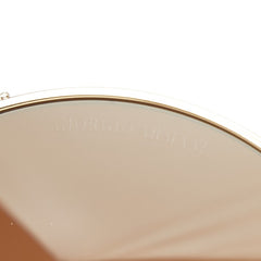 ジョルジオアルマーニ ラウンド グラデーション サングラス AR6135 ブラウン プラスチック メッキ レディース GIORGIO ARMANI 中古