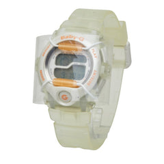 カシオ Baby-G Tripper 1998年 フランス FIFA ワールドカップ記念オフィシャルモデル 腕時計 BGT-100WF クオーツ ホワイト文字盤 シリコン ステンレススチール レディース CASIO 中古