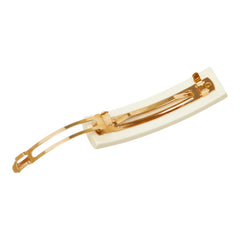 シャネル ココマーク CC カメリア バレッタ ヘアアクセサリー 髪飾り 03P ベージュ アイボリー ピンク プラスチック メッキ レディース CHANEL 中古