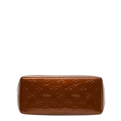 ルイ ヴィトン モノグラム ヴェルニ リードPM ハンドバッグ M91146 ブロンズ ブラウン パテントレザー レディース LOUIS VUITTON 中古