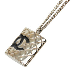 シャネル カンボン ココマーク チェーン ネックレス ペンダント 05C シルバー メタル レディース CHANEL 中古