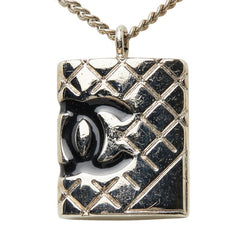 シャネル カンボン ココマーク チェーン ネックレス ペンダント 05C シルバー メタル レディース CHANEL 中古