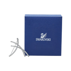 スワロフスキー ブローチ シルバー メタル ラインストーン レディース SWAROVSKI 中古
