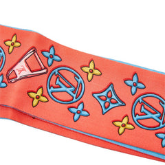 ルイ ヴィトン モノグラム バンドーBB ビジュエルド 横幅スカーフ ナロースカーフ M77693 マルチカラー レディース LOUIS VUITTON 中古