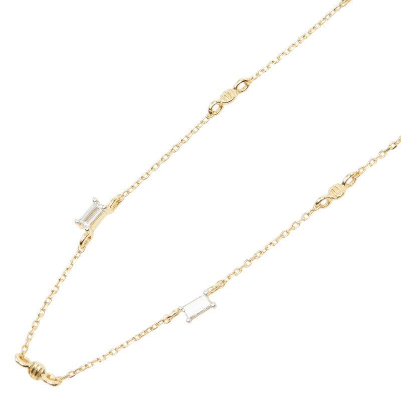 シンパシーオブソウル ダイヤモンド K14YG イエローゴールド ダイヤ ステーションネックレス ネックレス レディース Sympathy of Soul 中古