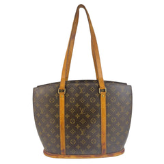 ルイ ヴィトン モノグラム バビロン トートバッグ ショルダーバッグ M51102 ブラウン ゴールド PVC レザー レディース LOUIS VUITTON 中古