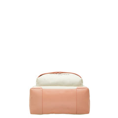 バレンシアガ リュック バックパック ホワイト ピンク キャンバス レザー レディース BALENCIAGA 中古
