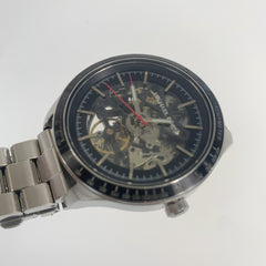 マイケルコース MERRIK スケルトン 腕時計 MK9037 自動巻き ステンレススチール メンズ Michael Kors 中古