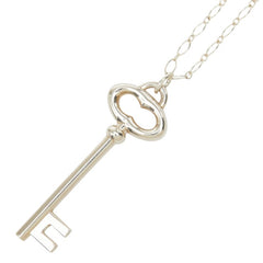 ティファニー オーバルキー チェーン ネックレス ペンダント シルバー SV925 シルバー レディース TIFFANY&Co. 中古
