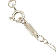 ティファニー オーバルキー チェーン ネックレス ペンダント シルバー SV925 シルバー レディース TIFFANY&Co. 中古