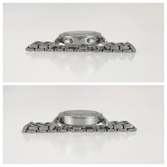 ヴェルサーチェ メデューサ V-RACE GMT ALARM 腕時計 29G99D009S099 クオーツ ステンレススチール メンズ VERSACE 中古