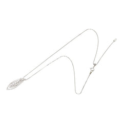 ダイヤモンド Pt900 プラチナ Pt850 プラチナ ダイヤ0.85ct デザインネックレス ペンダント ネックレス レディース 中古