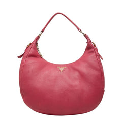 プラダ ワンショルダーバッグ ハンドバッグ ピンク レザー レディース PRADA 中古