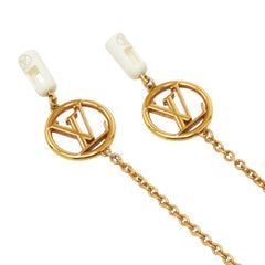 ルイ ヴィトン ルイーズ イヤホンチェーン AirPods チェーン M00404 ゴールド メッキ レディース LOUIS VUITTON 中古