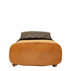 ルイ ヴィトン モノグラム モンスリGM リュック バックパック M51135 ブラウン PVC レザー レディース LOUIS VUITTON 中古