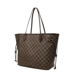 ルイ ヴィトン ダミエ ネヴァーフルMM ショルダーバッグ トートバッグ N51105 ブラウン PVC レザー レディース LOUIS VUITTON 中古