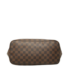 ルイ ヴィトン ダミエ ネヴァーフルMM ショルダーバッグ トートバッグ N51105 ブラウン PVC レザー レディース LOUIS VUITTON 中古