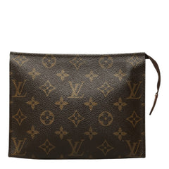 ルイ ヴィトン モノグラム ポッシュ トワレット ポーチ 小物入れ セカンドバッグ ブラウン PVC レディース LOUIS VUITTON 中古
