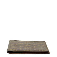 ルイ ヴィトン モノグラム クーベルテュール パスポール パスポートケース M60178 ブラウン PVC レザー レディース LOUIS VUITTON 中古