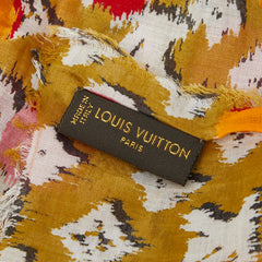 ルイ ヴィトン ショール モノグラム ストール マルチカラー コットン レディース LOUIS VUITTON 中古