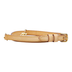ルイ ヴィトン ショルダーストラップ ベージュ レザー レディース LOUIS VUITTON 中古