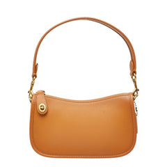 コーチ スウィンガー20 ワンショルダーバッグ ハンドバッグ C2643 ブラウン レザー レディース COACH 中古