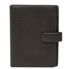 ルイ ヴィトン タイガ アジェンダMM 6穴式 手帳カバー R20432 グリズリ ブラウン レザー ユニセックス LOUIS VUITTON 中古