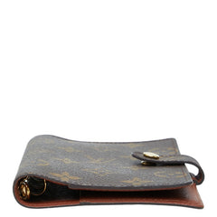 ルイ ヴィトン モノグラム アジェンダPM 6穴式 手帳カバー R20005 ブラウン PVC レザー ユニセックス LOUIS VUITTON 中古