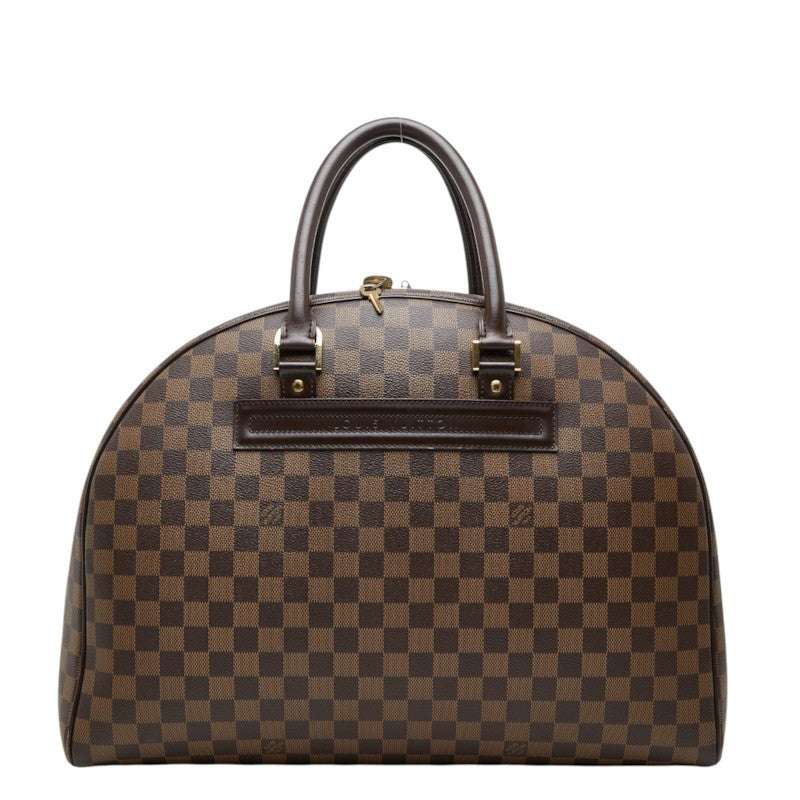 ルイ ヴィトン ダミエ ノリータ24 ボストンバッグ N41454 ブラウン PVC レザー レディース LOUIS VUITTON 中古