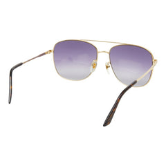 グッチ ダブルブリッジ パイロットレンズ サングラス アイウェア ティアドロップ型 GG0410SK ゴールド メタル メンズ GUCCI 中古