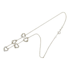 ティファニー オープンハート 5連 ネックレス SV925 シルバー レディース TIFFANY&Co. 中古