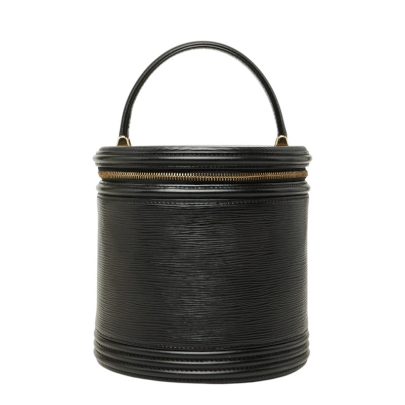 ルイ ヴィトン エピ カンヌ バニティバッグ ハンドバッグ M48032 ノワール ブラック レザー レディース LOUIS VUITTON 中古