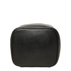 シャネル ココマーク ハンドバッグ バニティバッグ A01998 ブラック ゴールド キャビアスキン レディース CHANEL 中古