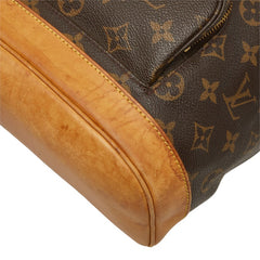 ルイ ヴィトン モノグラム モンスリMM リュック バックパック M51136 ブラウン PVC レザー レディース LOUIS VUITTON 中古