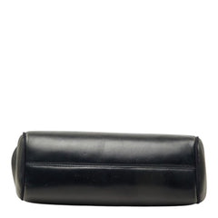 サルヴァトーレフェラガモ ヴァラ ショルダーバッグ AN 21 3111 ブラック ゴールド レザー レディース Salvatore Ferragamo 中古