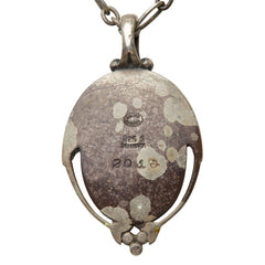 ジョージジェンセン ヘリテージ イヤー ペンダント ネックレス SV925 シルバー レディース Georg Jensen 中古