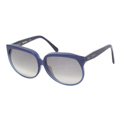 セリーヌ サングラス アイウェア ボストン型 ビッグサイズ CL40048F ブルー系 プラスチック レディース CELINE 中古