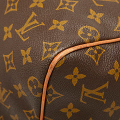 ルイ ヴィトン モノグラム キーポル55 ボストンバッグ トラベルバッグ M41424 ブラウン PVC レザー レディース LOUIS VUITTON 中古