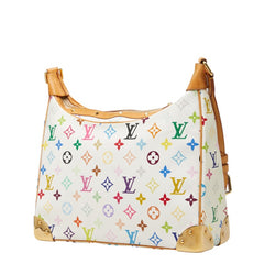 ルイ ヴィトン モノグラム マルチカラー ブローニュ ショルダーバッグ M92660 ブロン PVC レザー レディース LOUIS VUITTON 中古