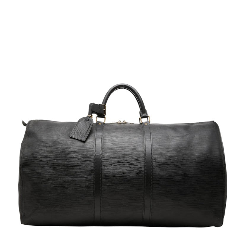 ルイ ヴィトン エピ キーポル60 ボストンバッグ M42942 ノワール ブラック レザー レディース LOUIS VUITTON 中古