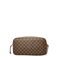 ルイ ヴィトン ダミエ ネヴァーフルMM トートバッグ ショルダーバッグ N51105 ブラウン PVC レザー レディース LOUIS VUITTON 中古