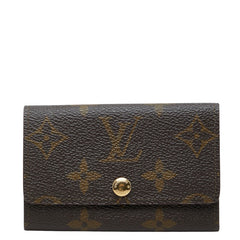 ルイ ヴィトン モノグラム ミュルティクレ6 キーケース 6連 M62630 ブラウン PVC レザー レディース LOUIS VUITTON 中古