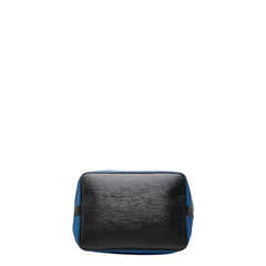 ルイ ヴィトン エピ プチノエ ショルダーバッグ M44152 トレドブルー ノワール レザー レディース LOUIS VUITTON 中古