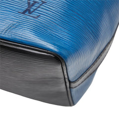 ルイ ヴィトン エピ プチノエ ショルダーバッグ M44152 トレドブルー ノワール レザー レディース LOUIS VUITTON 中古
