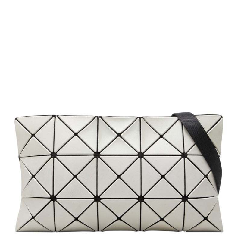イッセイミヤケ バオバオ CARTON 斜めかけ ショルダーバッグ グレー ブラック ポリエステル PVC レディース ISSEY MIYAKE 中古