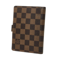 ルイ ヴィトン ダミエ アジェンダPM 手帳カバー R20700 ブラウン PVC レザー レディース LOUIS VUITTON 中古